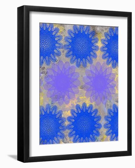 7 of 22 abstract art Circle Color Decor 3 D E-Ricki Mountain-Framed Art Print