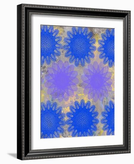 7 of 22 abstract art Circle Color Decor 3 D E-Ricki Mountain-Framed Art Print