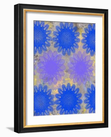 7 of 22 abstract art Circle Color Decor 3 D E-Ricki Mountain-Framed Art Print