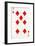 7 of Diamonds from a deck of Goodall & Son Ltd. playing cards, c1940-Unknown-Framed Giclee Print