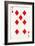 7 of Diamonds from a deck of Goodall & Son Ltd. playing cards, c1940-Unknown-Framed Giclee Print