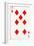 7 of Diamonds from a deck of Goodall & Son Ltd. playing cards, c1940-Unknown-Framed Giclee Print