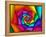 70's Psychedelic Spiral-flArk-Framed Stretched Canvas