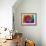 70's Psychedelic Spiral-flArk-Framed Art Print displayed on a wall
