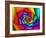 70's Psychedelic Spiral-flArk-Framed Art Print