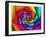 70's Psychedelic Spiral-flArk-Framed Art Print