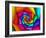 70's Psychedelic Spiral-flArk-Framed Art Print