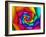 70's Psychedelic Spiral-flArk-Framed Art Print