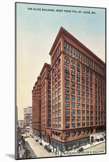 705 Olive Building, St. Louis-null-Mounted Art Print