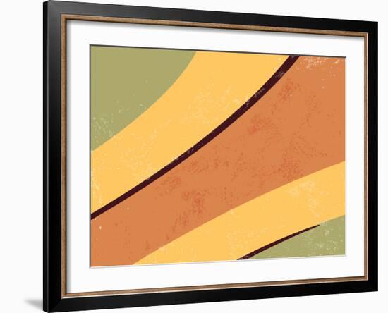 70S Retro Background-one AND only-Framed Photographic Print