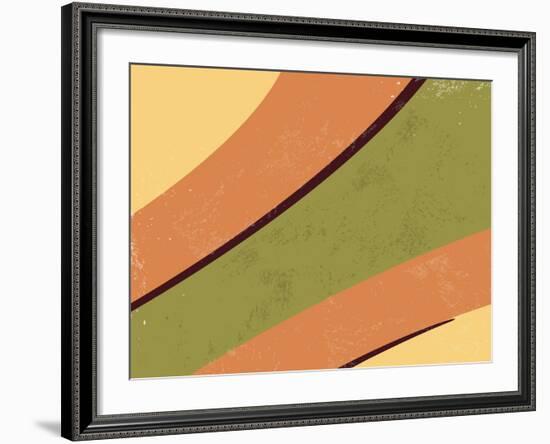 70S Retro Background-one AND only-Framed Photographic Print