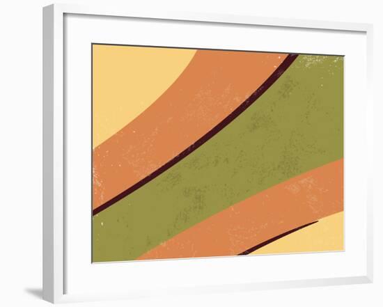 70S Retro Background-one AND only-Framed Photographic Print