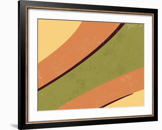 70S Retro Background-one AND only-Framed Photographic Print