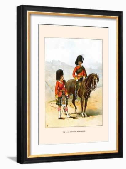 72nd Seaforth Highlanders-Walter Richards-Framed Art Print