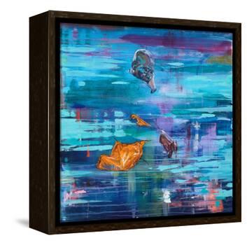 73 Northbound (oil on canvas)-Aaron Bevan-Bailey-Framed Premier Image Canvas