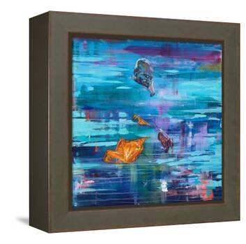 73 Northbound (oil on canvas)-Aaron Bevan-Bailey-Framed Premier Image Canvas