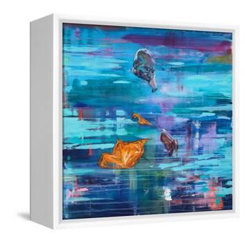 73 Northbound (oil on canvas)-Aaron Bevan-Bailey-Framed Premier Image Canvas