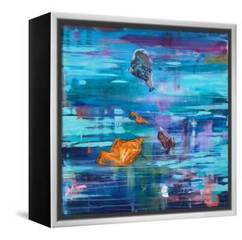 73 Northbound (oil on canvas)-Aaron Bevan-Bailey-Framed Premier Image Canvas
