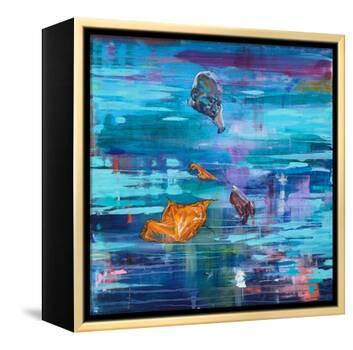 73 Northbound (oil on canvas)-Aaron Bevan-Bailey-Framed Premier Image Canvas