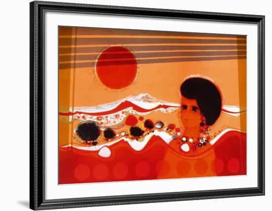 74 Femme Au Soleil-Frédéric Menguy-Framed Limited Edition