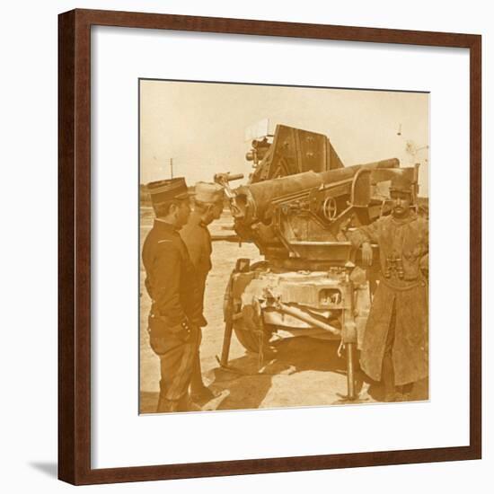 75 automatic anti-aircraft gun, c1914-c1918-Unknown-Framed Photographic Print