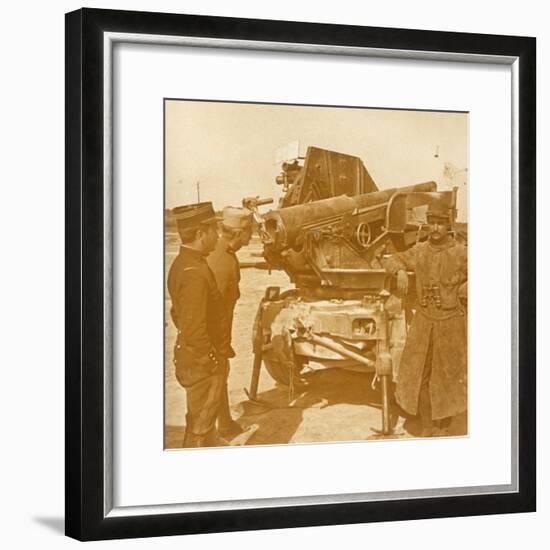 75 automatic anti-aircraft gun, c1914-c1918-Unknown-Framed Photographic Print