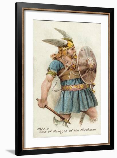 787 Ad, Time of Ravages of the Northmen-null-Framed Giclee Print