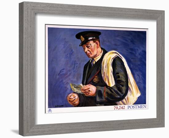 79,242 Postmen-Duncan Grant-Framed Art Print