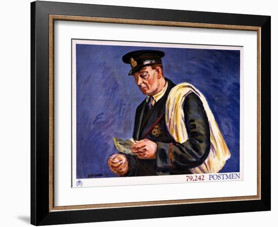 79,242 Postmen-Duncan Grant-Framed Art Print