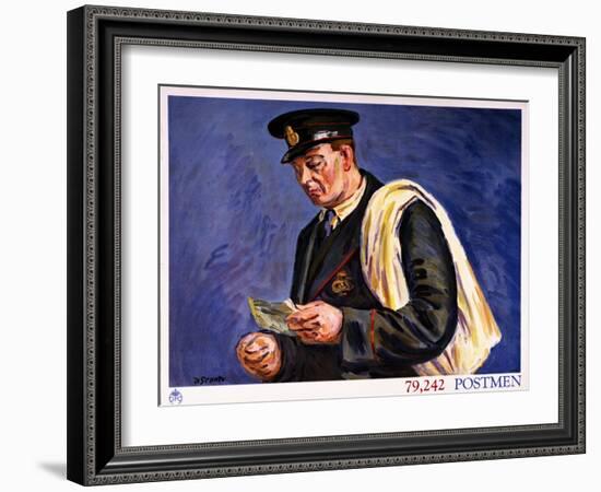 79,242 Postmen-Duncan Grant-Framed Art Print