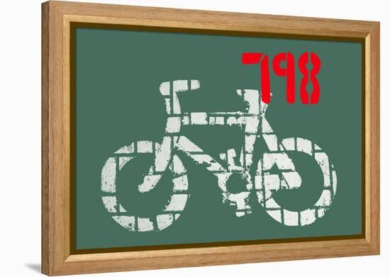 798 Art District Bike-null-Framed Premier Image Canvas