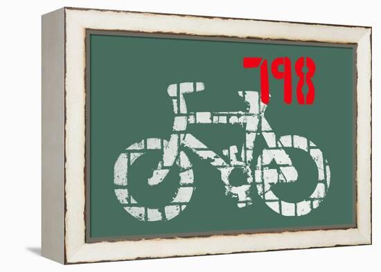 798 Art District Bike-null-Framed Premier Image Canvas