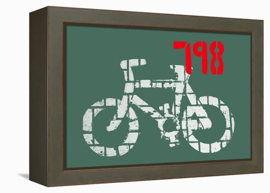 798 Art District Bike-null-Framed Premier Image Canvas