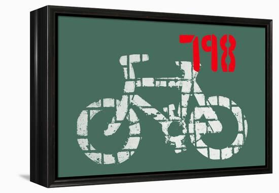 798 Art District Bike-null-Framed Premier Image Canvas