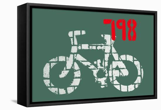 798 Art District Bike-null-Framed Premier Image Canvas