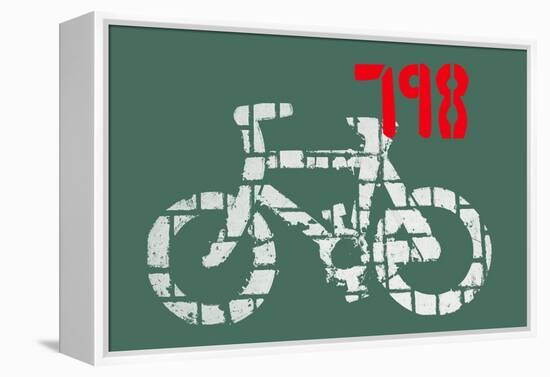 798 Art District Bike-null-Framed Premier Image Canvas