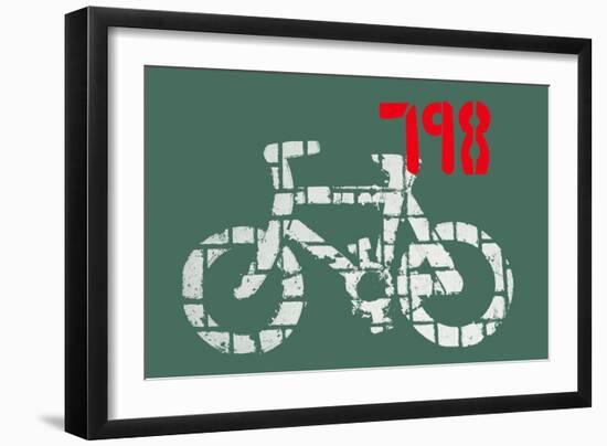 798 Art District Bike-null-Framed Giclee Print