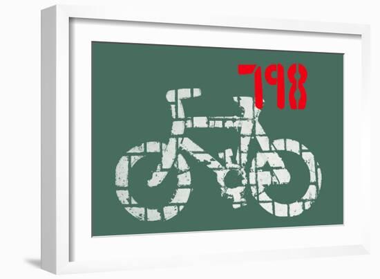 798 Art District Bike-null-Framed Giclee Print