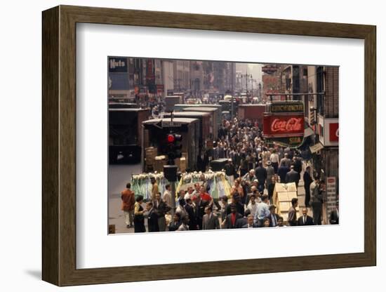 7th Avenue (Near the Intersection with 34th Street), New York, New York, 1960-Walter Sanders-Framed Photographic Print