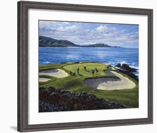 7th Hole Pebble Beach, California-Peter Munro-Framed Premium Giclee Print