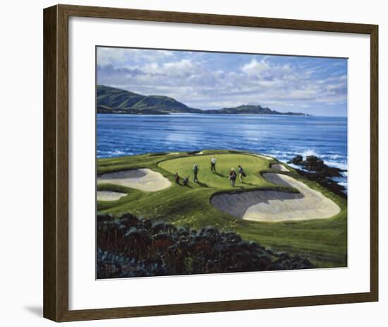 7th Hole Pebble Beach, California-Peter Munro-Framed Premium Giclee Print