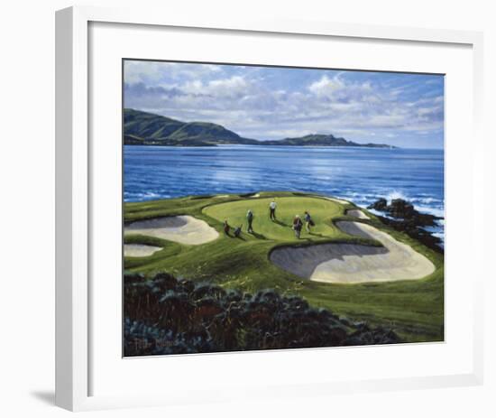 7th Hole Pebble Beach, California-Peter Munro-Framed Premium Giclee Print