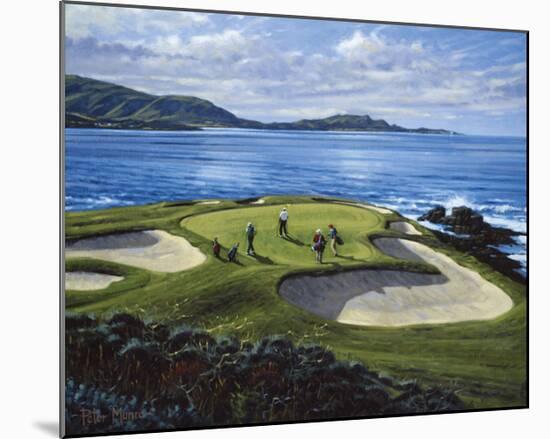 7th Hole Pebble Beach, California-Peter Munro-Mounted Premium Giclee Print