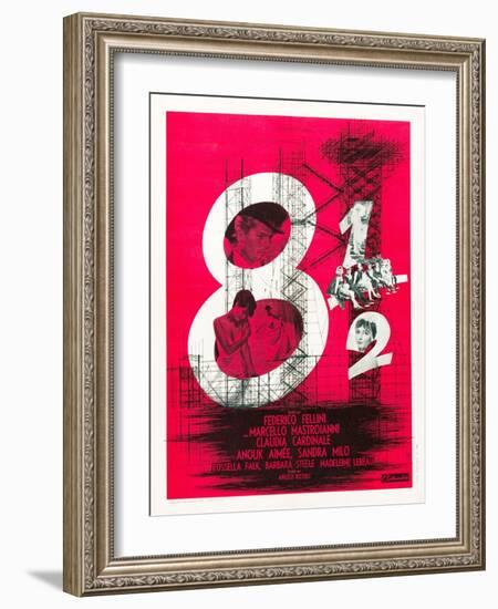 8 1/2 (aka Eight and a Half)-null-Framed Art Print