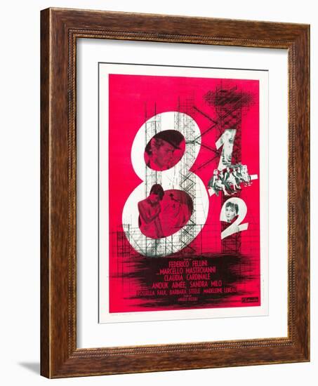 8 1/2 (aka Eight and a Half)-null-Framed Art Print