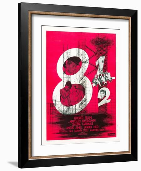 8 1/2 (aka Eight and a Half)-null-Framed Art Print