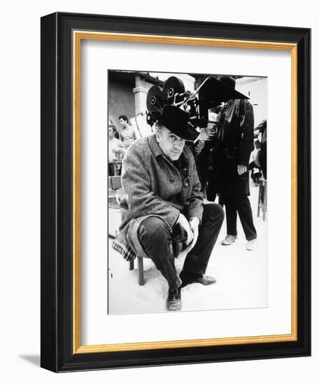 8 1/2, Directed by Federico Fellini, 1963-null-Framed Premium Photographic Print