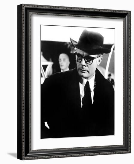 8 1/2, Marcello Mastroianni, 1963-null-Framed Photo