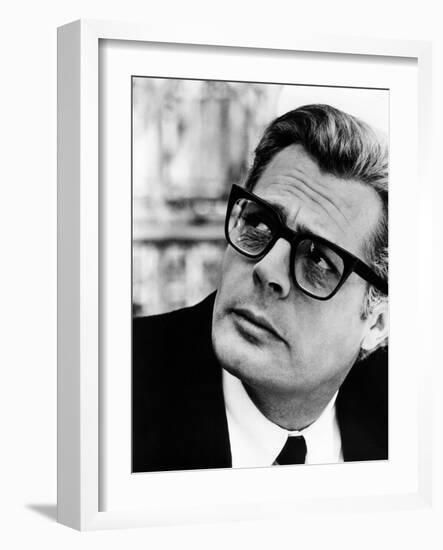 8 1/2, Marcello Mastroianni, 1963-null-Framed Photo