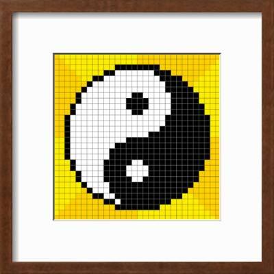 8 Bit Pixel Art Yin Yang Symbol Art Print Wongstock Art Com 8 Bit Pixel Art Yin Yang Symbol Art Print Wongstock Art Com